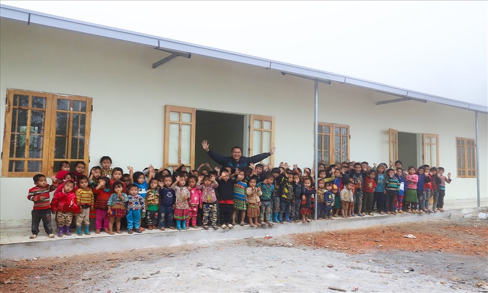 Chương trình Alo789 Việt chung tay xây dựng trường bán trú cho trẻ em